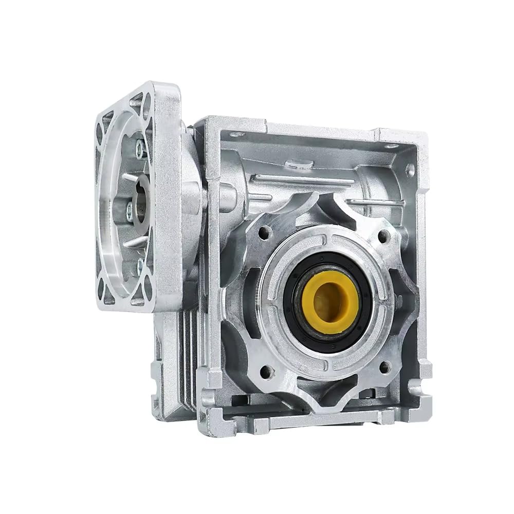 NMRV030 Schneckengetriebe Aluminium 5:1-80:1 Eingang 8mm/11mm Ausgang 14mm für Nema23 Motor