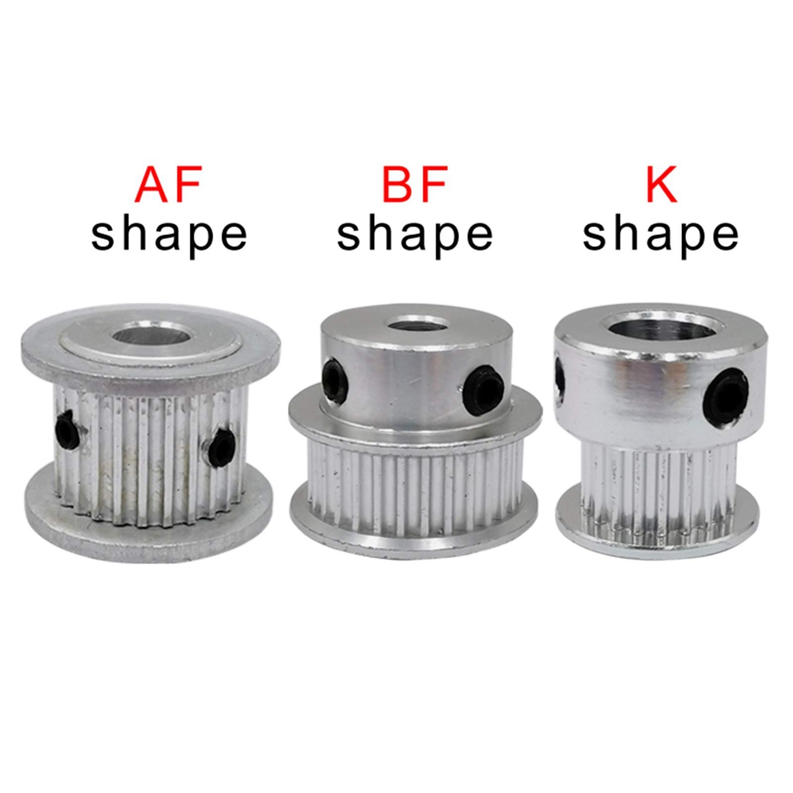 ZHaonan-Timing Pulley, 40 Teeth 2GT 2M Timing Pulley, Bore 5