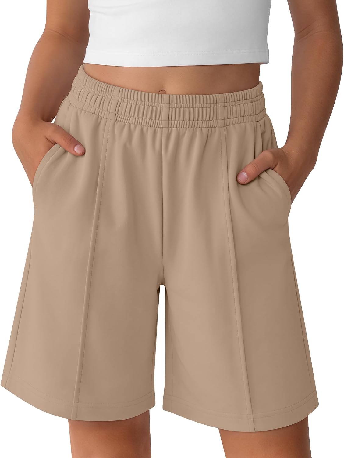 Girls Bermuda Shorts with Pockets
