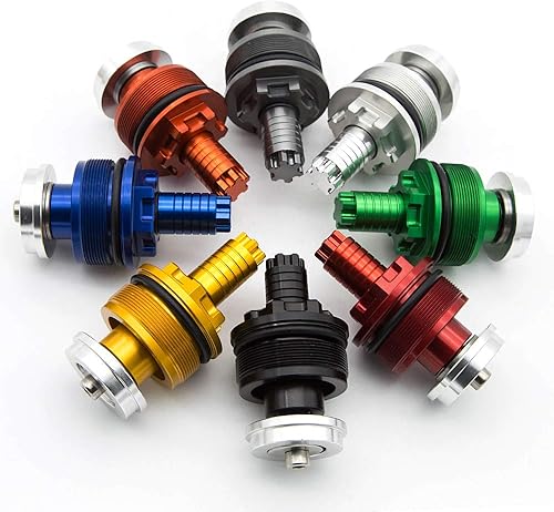 Miniatura 6 de fxcnc motocicleta de carreras precarga ajustadores horquilla pernos aluminio Amortiguador y tornillos de ajuste para Yamaha YZF R32015YZF