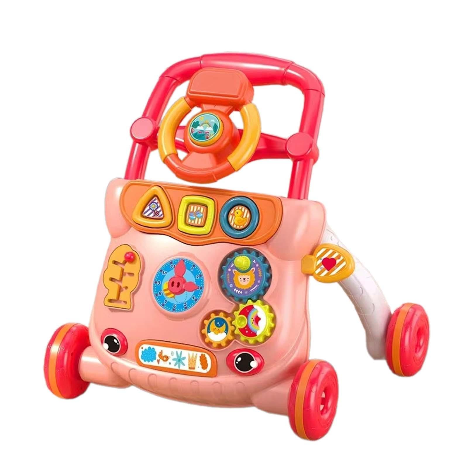 MagiDeal Centro de Juegos para Bebé, Juguete Interactivo para Desarrollo Motor, Rojo