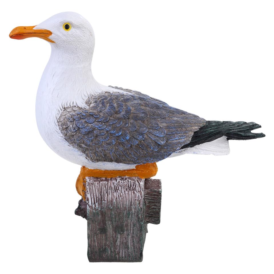 Ambiance estivale au bureau avec cette mouette en résine