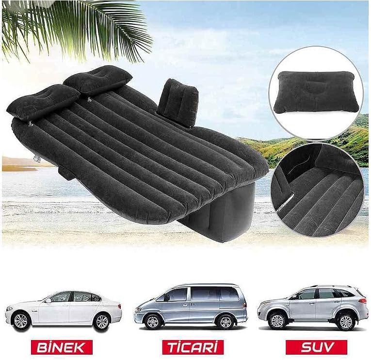 Mobee Auto Rear Seat Top Inflatable Bed (pump Gift)