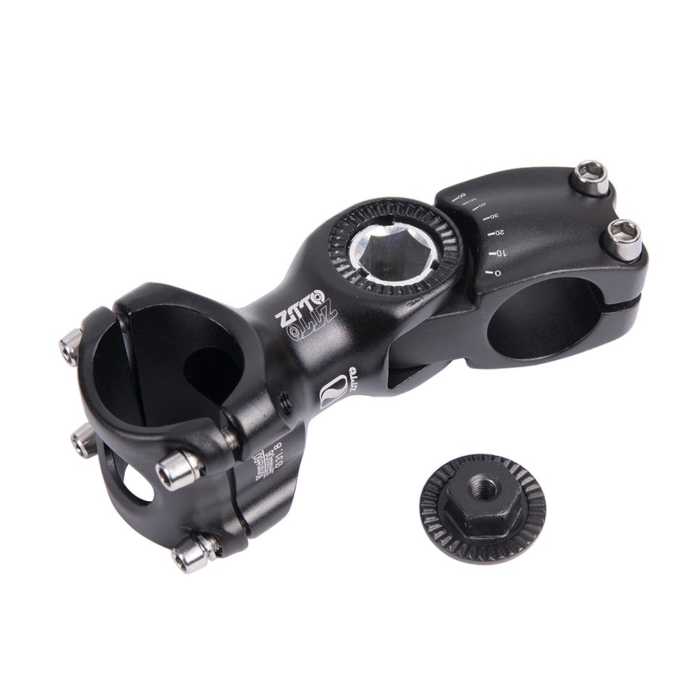 Potencia MTB Vástago de Bicicleta Ajustable 60 Riser 90 110 130mm * 25,4mm 31,8mm * 90/120mm vástago montaña Carretera Ciudad Bicicleta Ciclismo Potencia Bicicleta Carretera