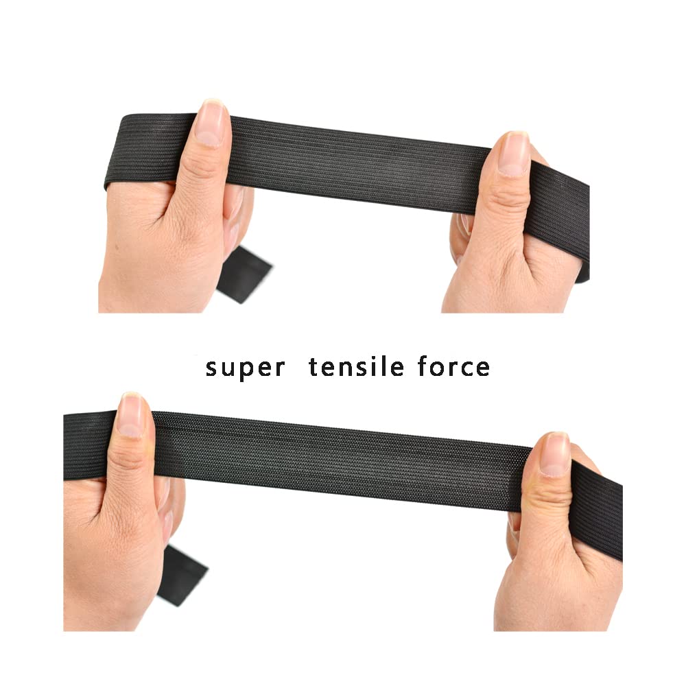 6pcs Black Wig Elastic Band Wig Melting Band Accessories for Wigs Making (3cm) - Image 2