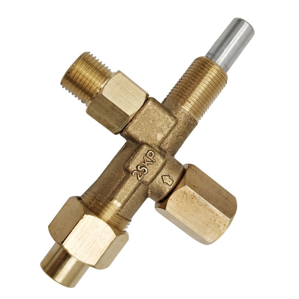 MeTer Star Vanne de commande à poussoir GPL M12 x 1 avec thermocouple 600 mm