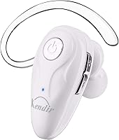 Vista 10 de Auricular Bluetooth, V5.0 Ultraligero Inalámbrico Auricular Teléfono Celular Auricular con Micrófono Auricular de Control de Volumen, Auricular