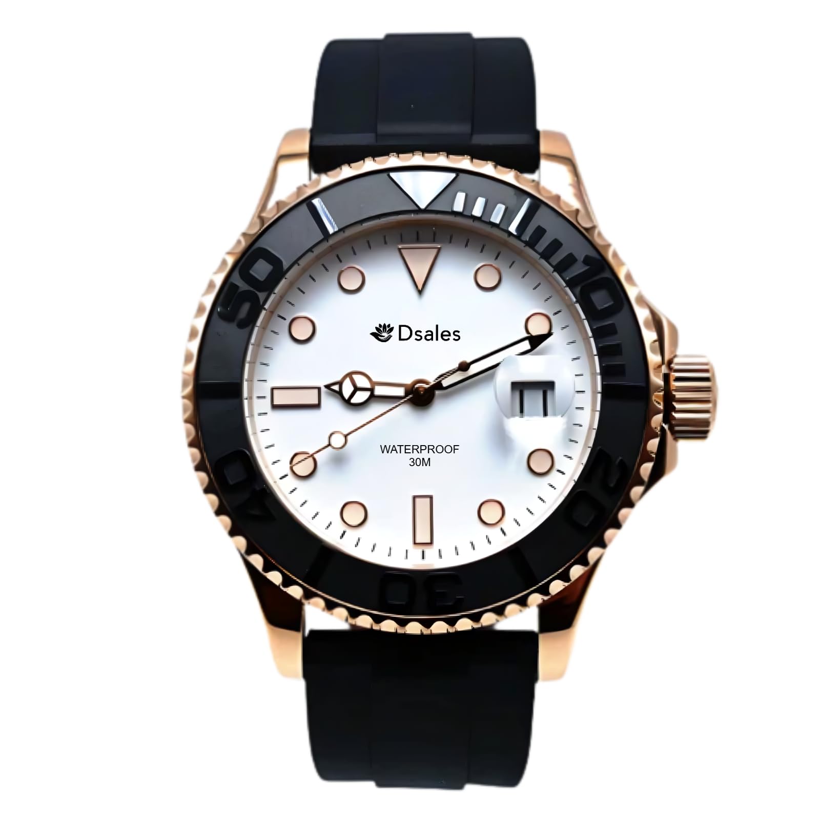 Luxury Men’s Watch Multifunction Sports Analog Watch Silicone Strap Waterproof Business Wristwatch Premium Stainless Steel Dial Casual & Outdoor Watch Men's/Boys-image-15