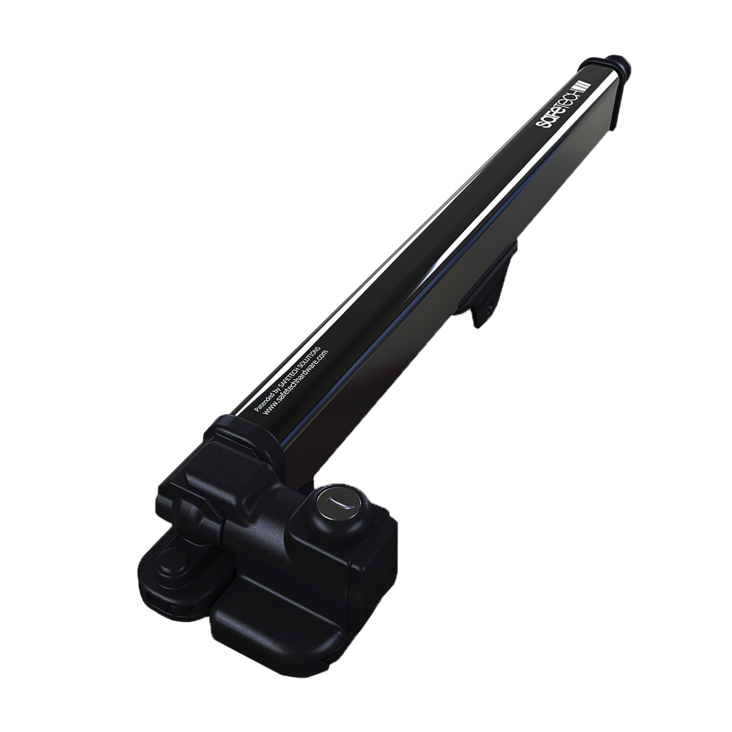 Safetech Hardware Pestillo magnético para puerta con mecanismo de autobloqueo, cerradura de seguridad infantil con llave para valla de piscina hecho para cualquier marco de puerta cuadrada y poste (SL