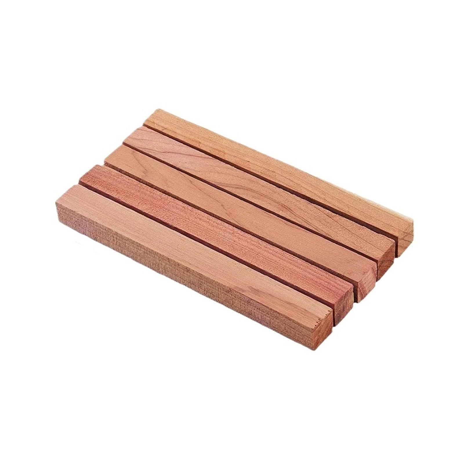 Bloques de cedro selecto para armarios, madera perfumada absorbente de humedad, 10 unidades