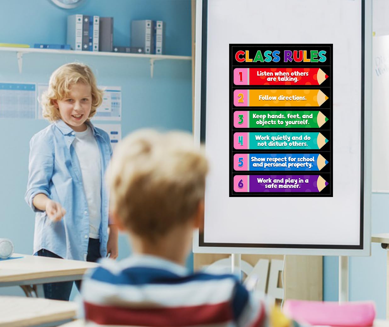 D4dream Classroom Rules Poster Class Expectation Posters For Elementary ...