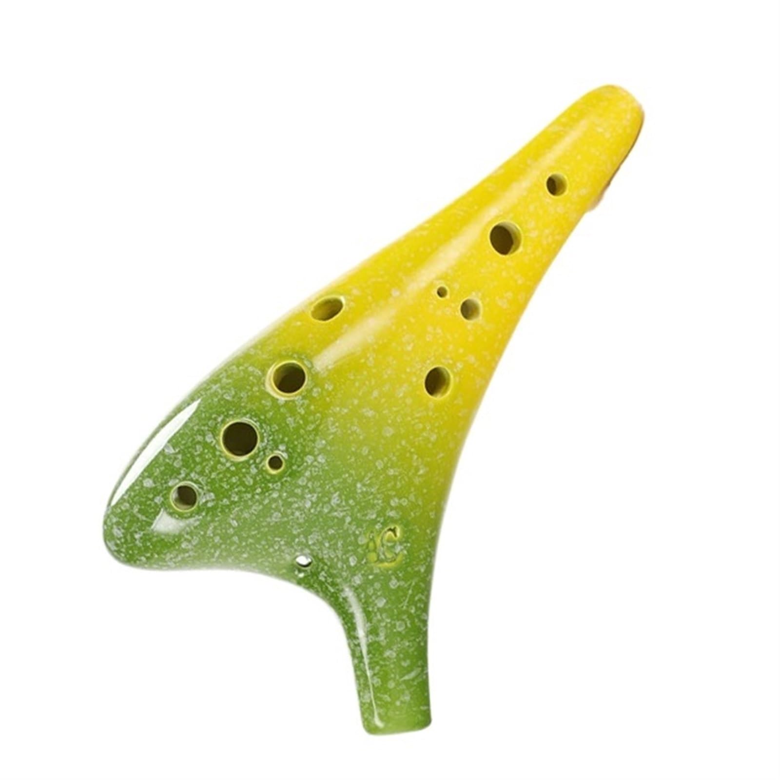 Ocarina principianti Ocarina 12 Fori Contralto C-tune Ocarina Con Buona Intonazione Ocarina Professionale 12 Fori AC-tune Per Principianti(Green)