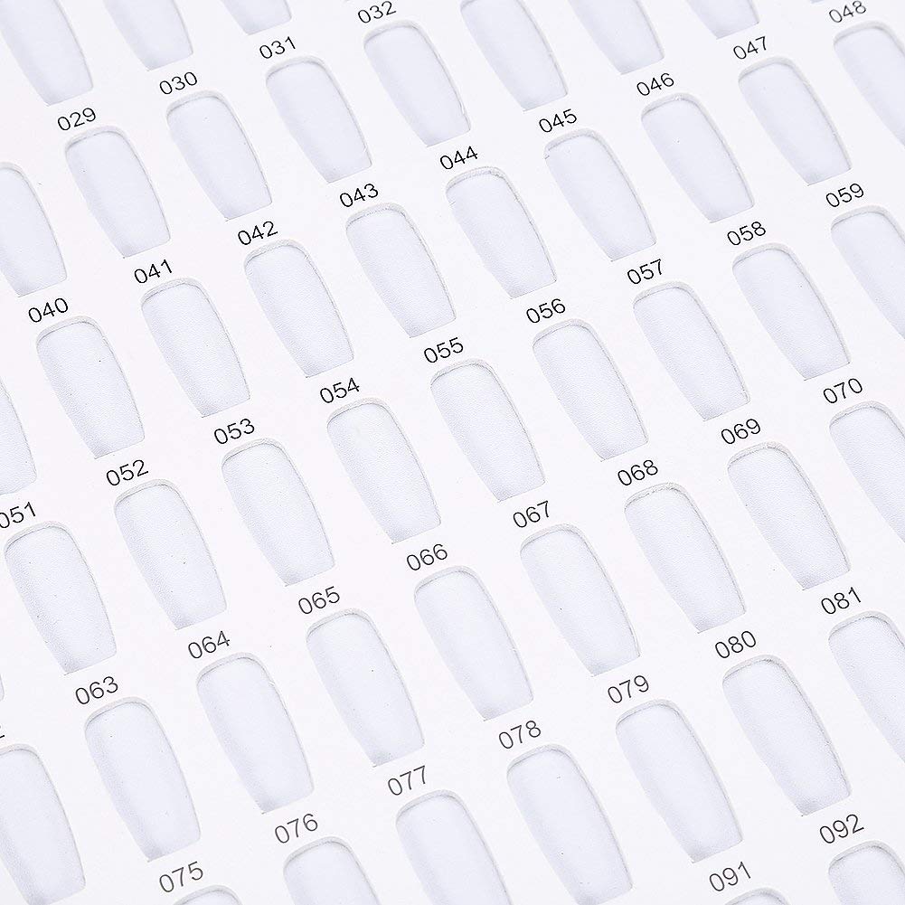 Amazon.com : Nail Color Chart Display, Nail Gel Color Card, Nail