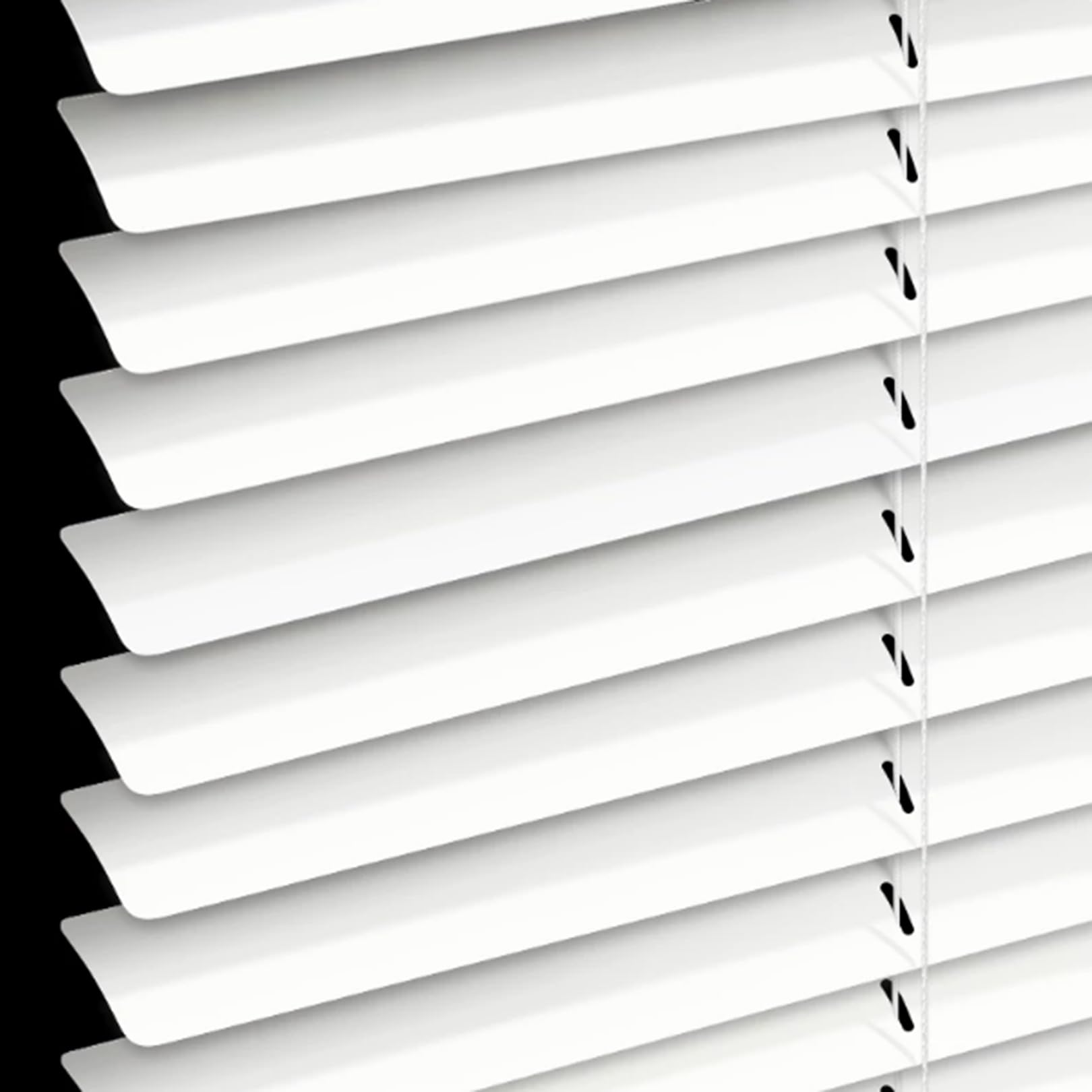 Bianco Finestra Veneziana in Alluminio, Oscurante in Alluminio, Protezione dalla luce e ai Raggi Solari, Per privacy, Kit di Montaggio Incluso, Personalizzabile (60×90cm)
