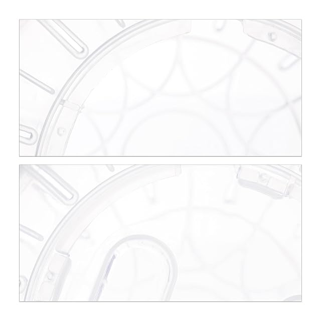 Foto 6 de 8 de Relaxdays Pack de 10 Bolas Hámster Juguete para Roedores, Plástico Transparente, 14 cm