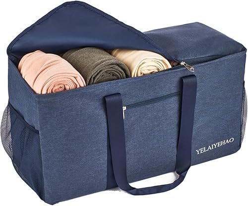 Miniatura 4 de YELAIYEHAO 2 bolsas grandes de utilidad, bolsa plegable