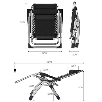 リクライニングチェア 折りたたみ 組立不要 耐荷重160kg リクライニングチェア 折りたたみ 組立不要 耐荷重160kg 無段階