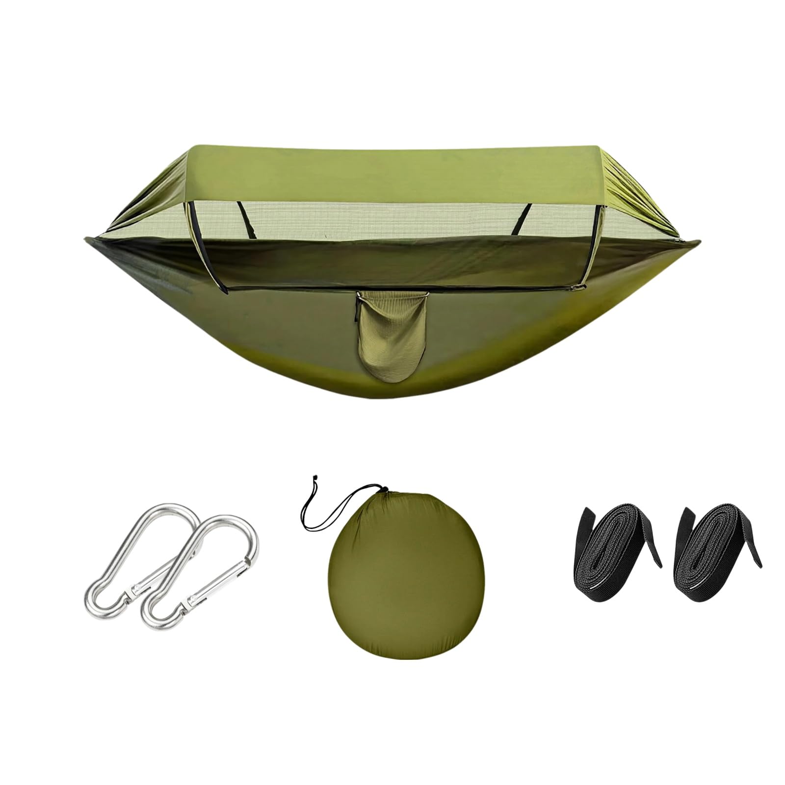 Hamac suspendu avec moustiquaire, protection solaire, moustiquaire, tapis suspendu, pour extérieur, avec moustiquaire, tapis suspendu, ultra léger, avec moustiquaire, lit de camp avec moustiquaire