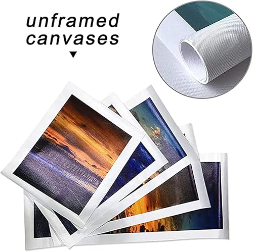 Miniatura 4 de DOLUDO Impresiones en lienzo con texto en inglés "Always Kiss Me Goodnight" ("Always Kiss Me Goodnight") Letrero de pared con cita de amor, pintura