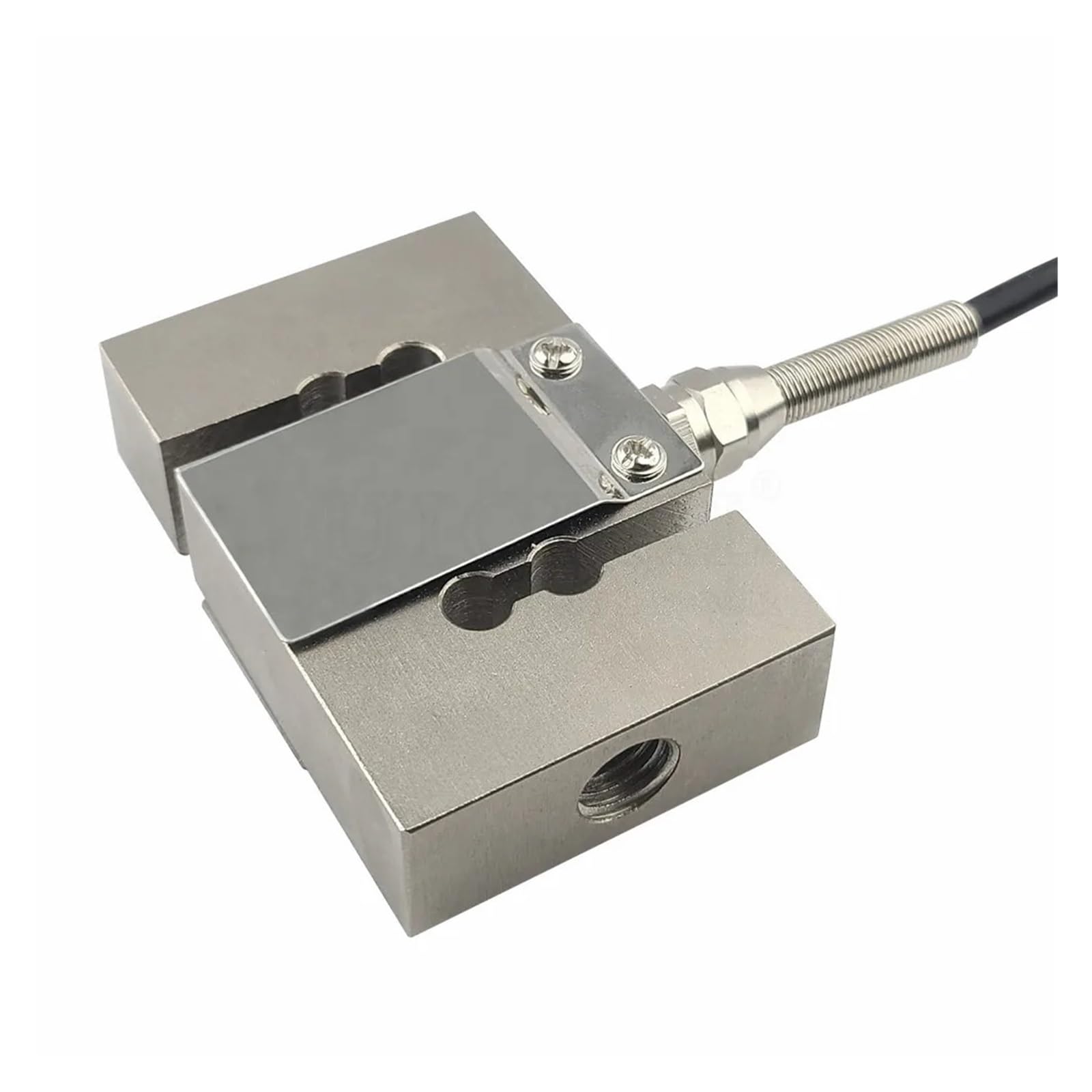 CVFRDD Load Cell S Type Weighing Sensor Measuring Force Pressure Pulling Weight High Precision Load Cell Module 5KG 50KG 100KG 1T 5T 10T Weight Sensor(500KG)