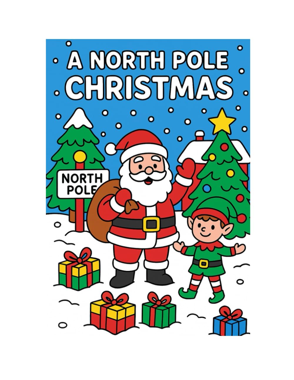 A North Pole Christmas Coloring Book