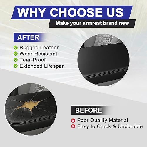 Miniatura 84 de PIT66 Tapa de consola central compatible con Hyundai Sonata 2015-2019, color gris