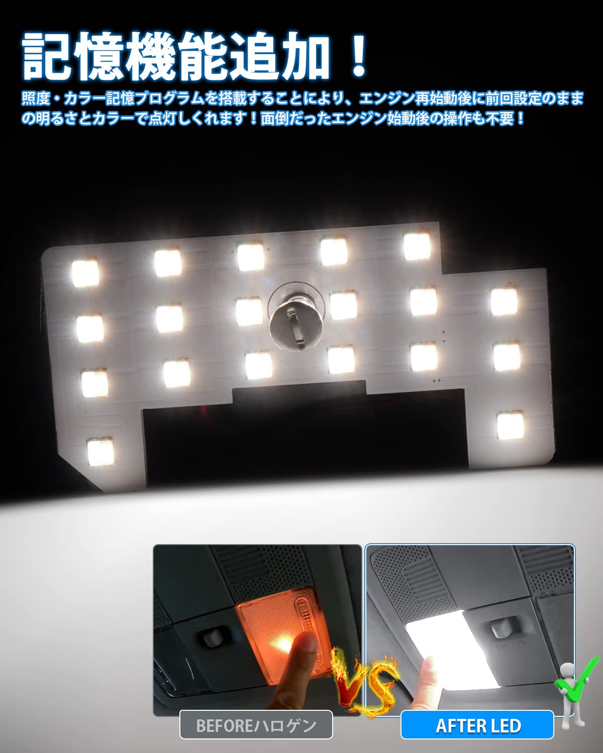 Amazon | GIMUYA ホンダ 新型 ステップワゴン LED ルームランプ 3色