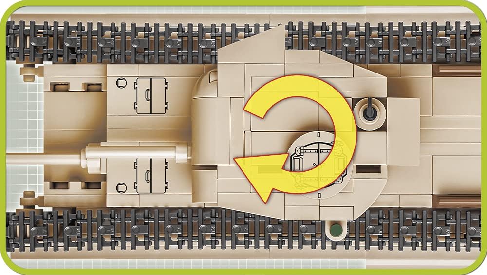 COBI Historical Collection A22 Churchill MK. II (CS) Tank Building Set, 301 Pieces