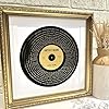 Made by Mika Ltd Personalised Foil Song Lyrics Record Print – Custom Music Gift in Gold, Silver or Copper | Any Song, Any Colour | Handmade Wall Art for Music Lovers, Weddings & Anniversaries #3