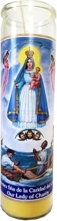 Jar Candle Nuestra Senora Caridad Del Cobre Yellow -Oshun Candle