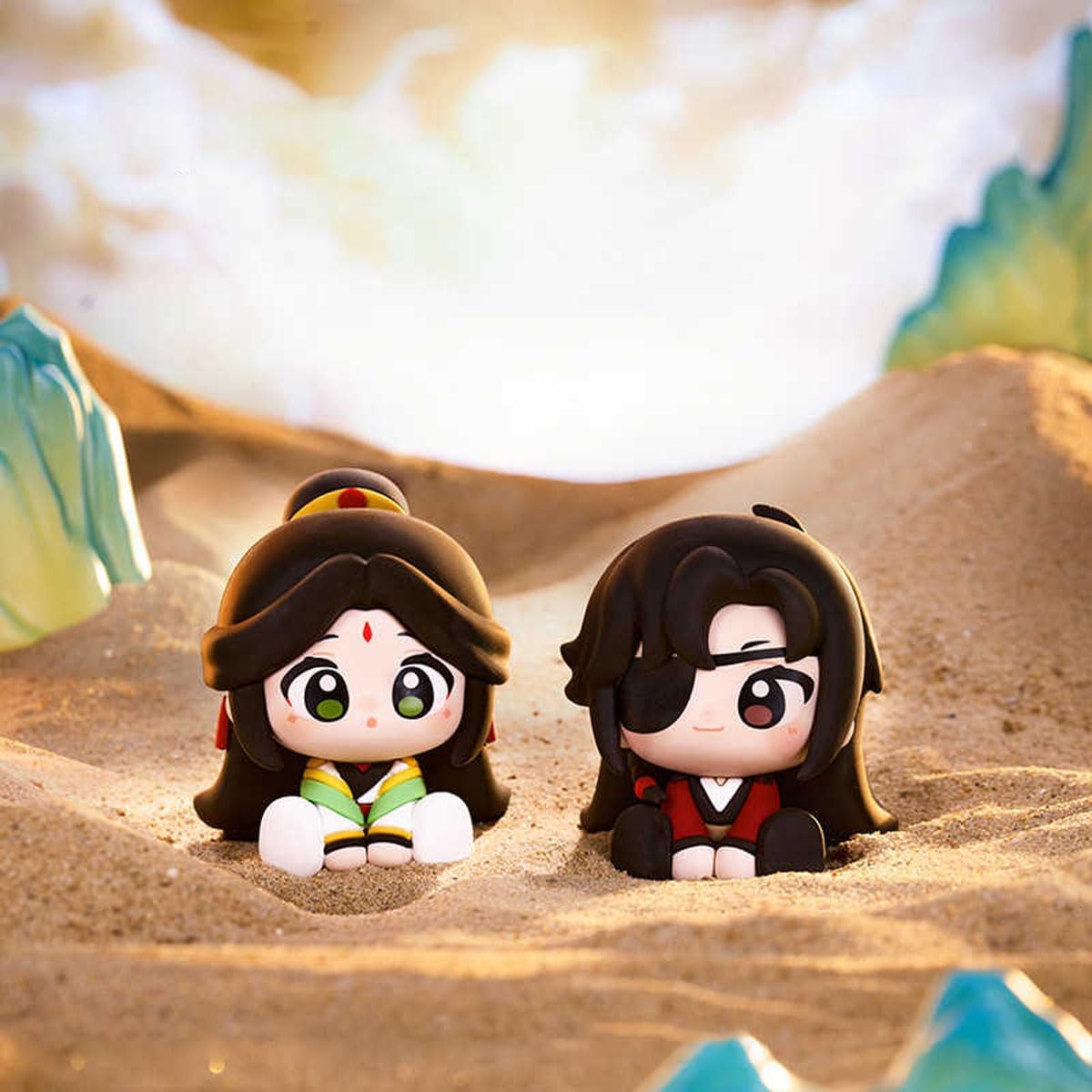 Heaven Official Blessing Hua Cheng Xie Lian Chibi Figure 2025 Blind Box Anime Gift (Single (Randomized))