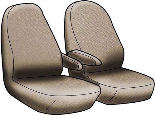 Miniatura 2 de Coverking - Funda de asiento delantero 5050 para Chevrolet Silverado 1500 HD (neopreno, con lados negros)