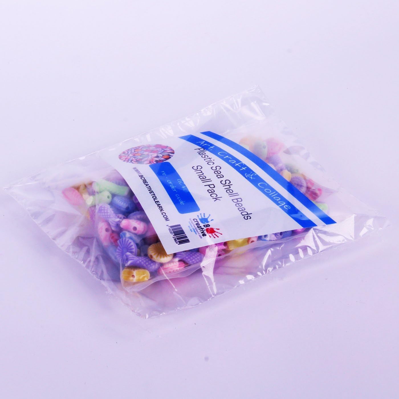 Plastic Sea Shell Beads 50g by BCreative ®