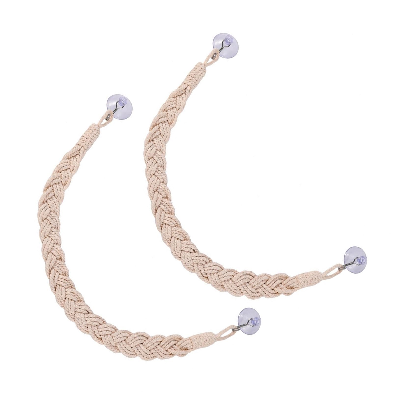 Misright 2lots Hook Attachment Climbing Ladder Pet Beiges Climbing Rope Hermits Pet Toy for Climbing Pet