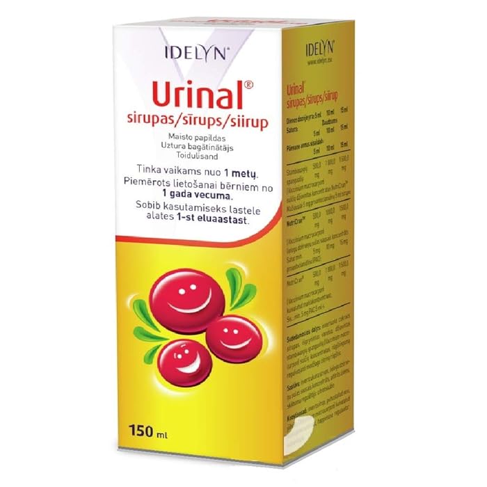 Buy URINAL cranberry juice syrup, 150 ml for infection and inflammation