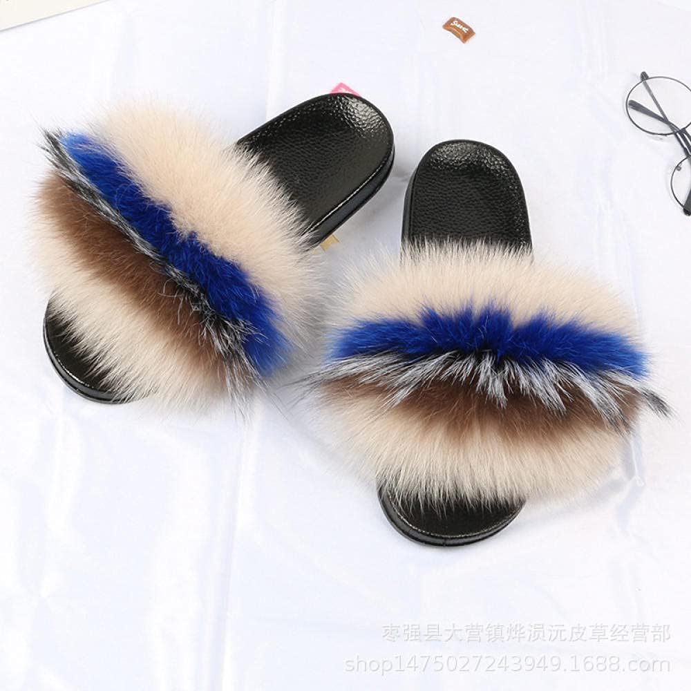 raccoon fur slides amazon