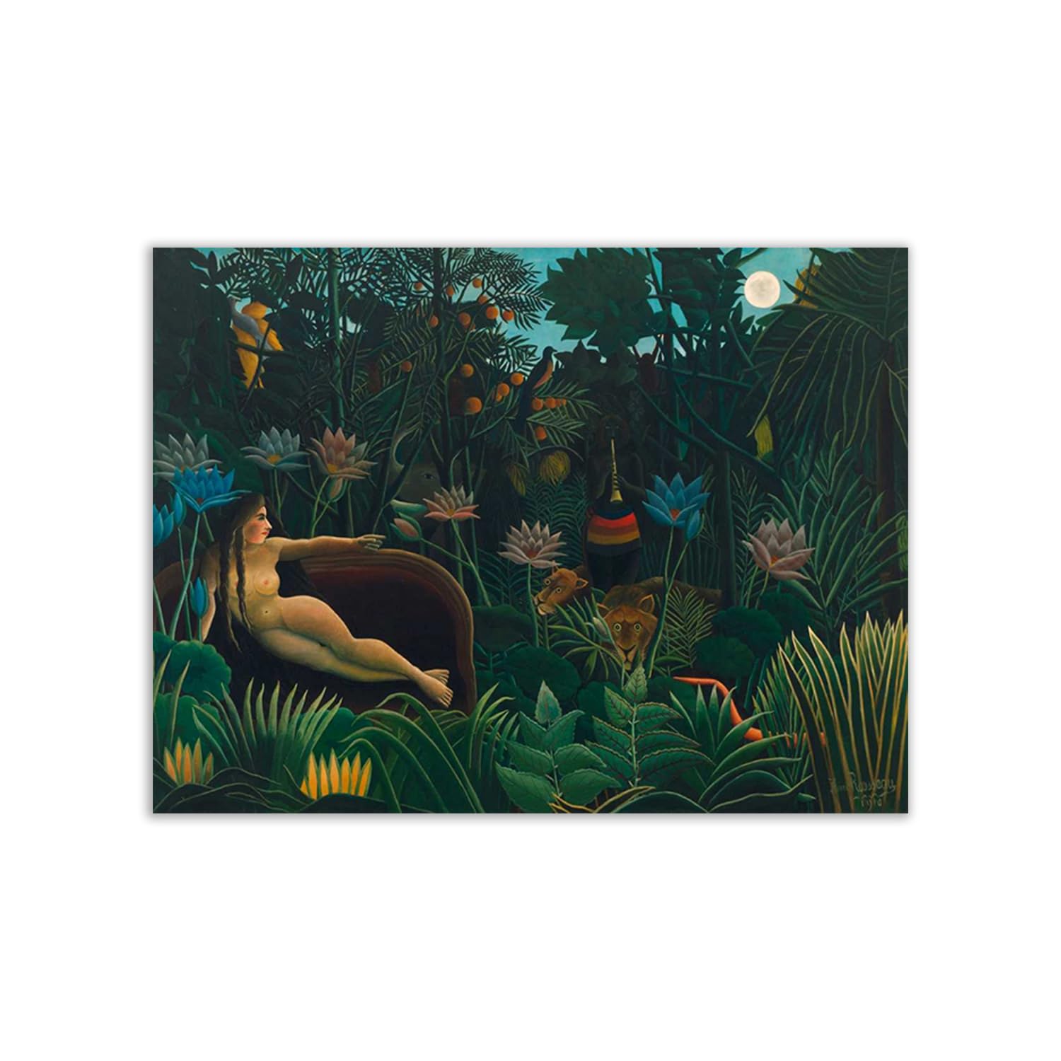 Poster Henri Rousseau The Dream grand format deco murale 100x75