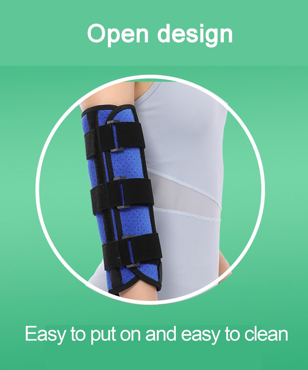 Elbow Joint Strap, Arm Fracture Brace, Elbow Rehabilitation Splint, Adjustable Upper Limb Protection Bandage, Elbow Brace for Post-Injury Immobilization of Elbow, Ligaments