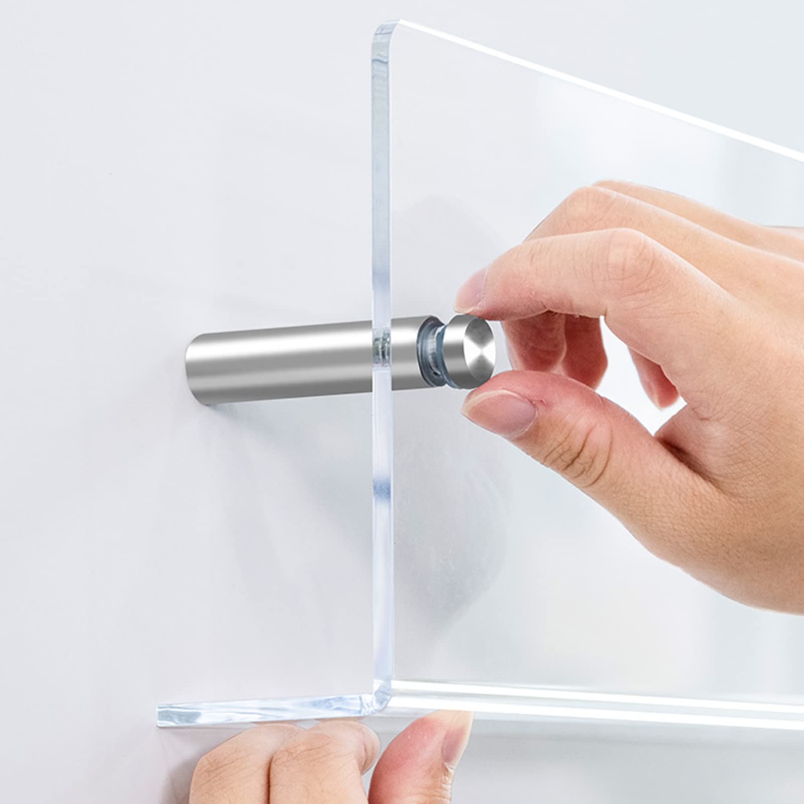 Porte-brochures, Support Mural pour brochures en Acrylique, Support pour Magazines/Livres/journaux/tablettes, Support pour brochures en Acrylique pour Affichage, Organisateur Mural Suspendu