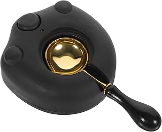 Gadpiparty Horno de Cera USB para Fundir Sellos de Lacre Calentador Eléctrico de Cera Rápido y Compacto Diseño en Forma de Garra de Gato Negro Herramienta Portátil para Manualidades y