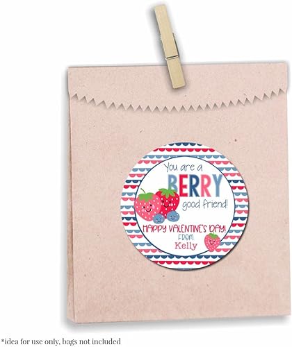 Miniatura 5 de Amanda Creation - Etiquetas adhesivas personalizadas y personalizadas para el día de San Valentín, 40 calcomanías circulares de fiesta de 2 pulgadas