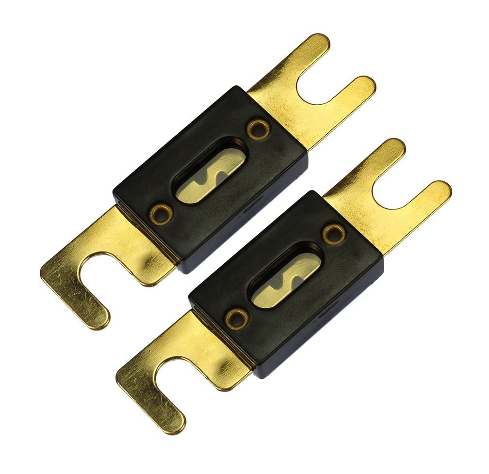VooDoo Portafusibili e fusibili Ga ANL calibro 0/2/4 (2 pezzi) (fusibile da 500 amp)