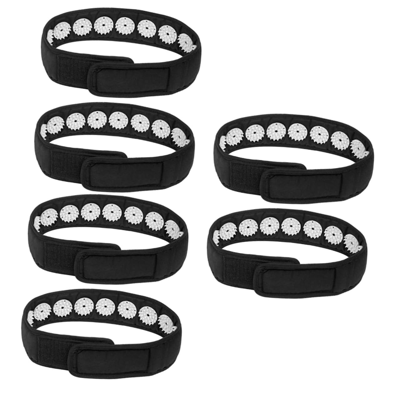 FRCOLOR 3ensembles Set Bandeau De Massage Acupression Pour Tête Stimulez Énergie Et Soulagez Les Maux De Tête Points Acupression