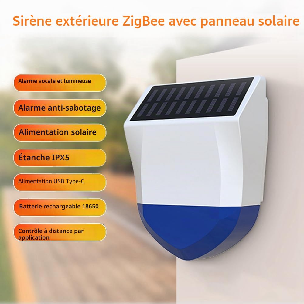 1Set NEO Graffiti Alarme Intelligent et Zigbee pour Extérieur Alarmes Anti-Pluie et Résistants au Soleil Alarme et Alarme Zigbee