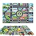 BLUECELL Non-Woven Fabrics Traffic Sign Street City Fun Play Map for Kids 33 x 23 Inches