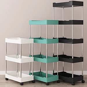 MZYFKDASS Shelf, Storage Rack, Multi-Layer Shelf 5layersofwhite ...