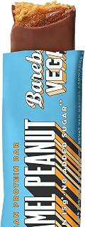 Barebells Vegan Caramel Peanut Protein Bar 55g – Plant-Based High Protein Snack, No Added Sugar, Vegan Protein Bar Price In India