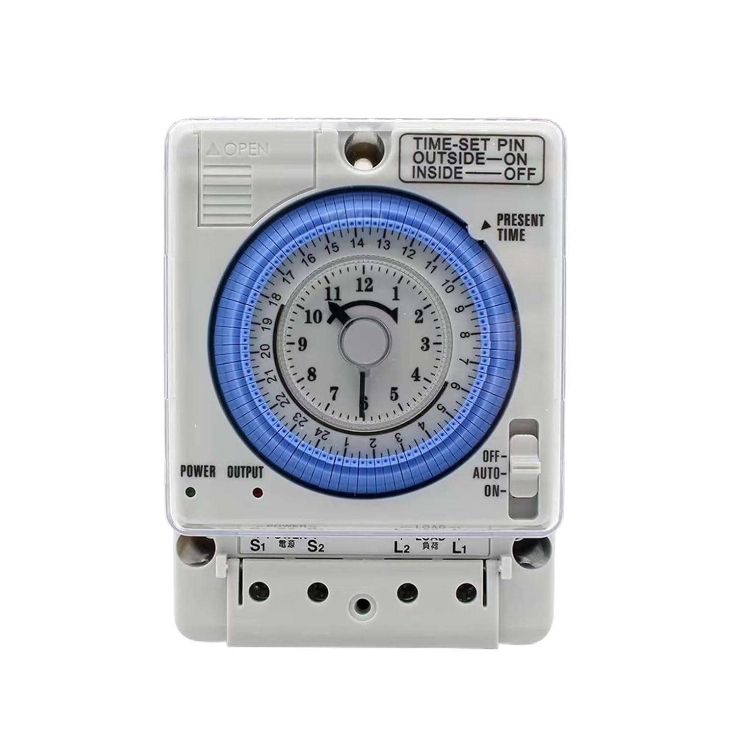 TB35N 100-240V 20A Din Rail Water Heater Programmable Timer Switch Time Controller Mechanical Timer Switch