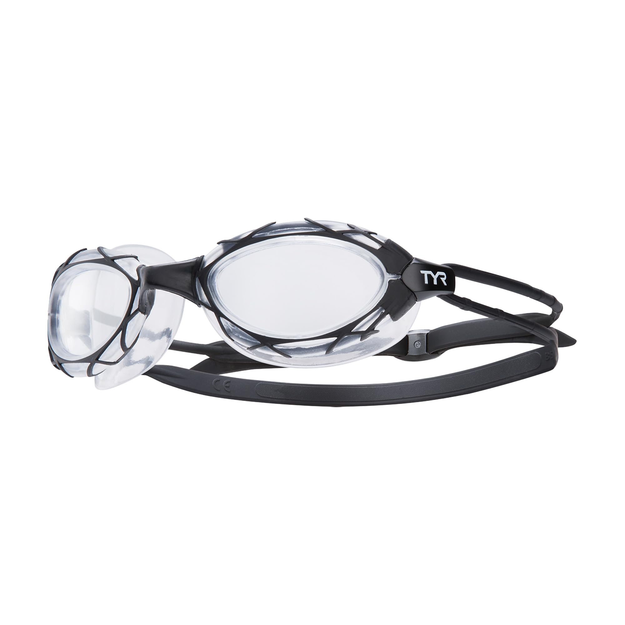 TYR Tyr04 Unisex Adult Nest Pro Goggle - Clear/Black/Black, M