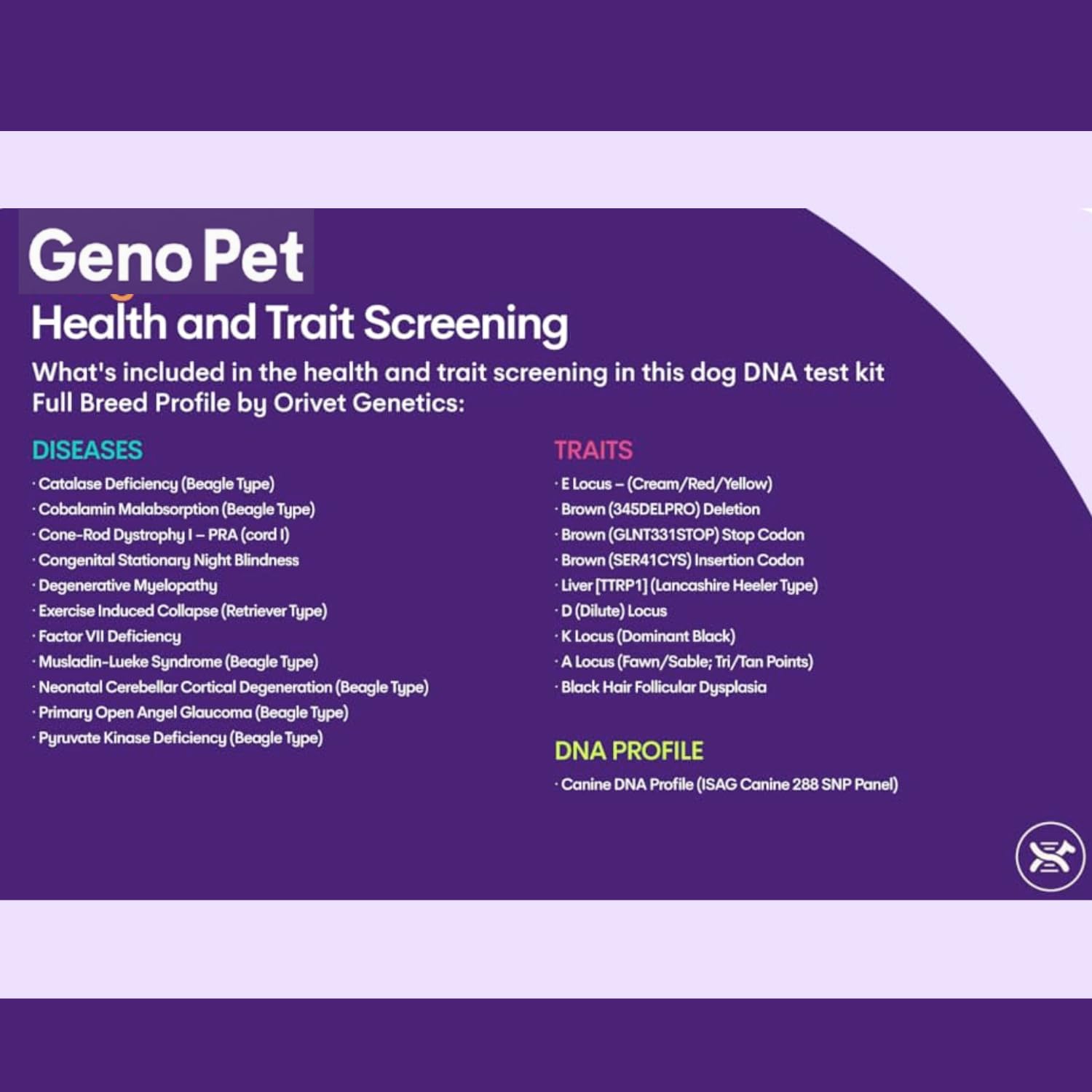 Wisdom Panel Orivet Dog Breed Blood Test 𝗢rivet 𝗚𝗲𝗻𝗼𝗽𝗲𝘁